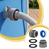 Compatible for Intex 4560 Plastic Pool Pump Hose Adaptor Leak Proof 40mm To 1.5 Inch Converter Kit Rust Proof Pool Hose Fitting Adapter Kit Pools Filter Pumps Piping Parts