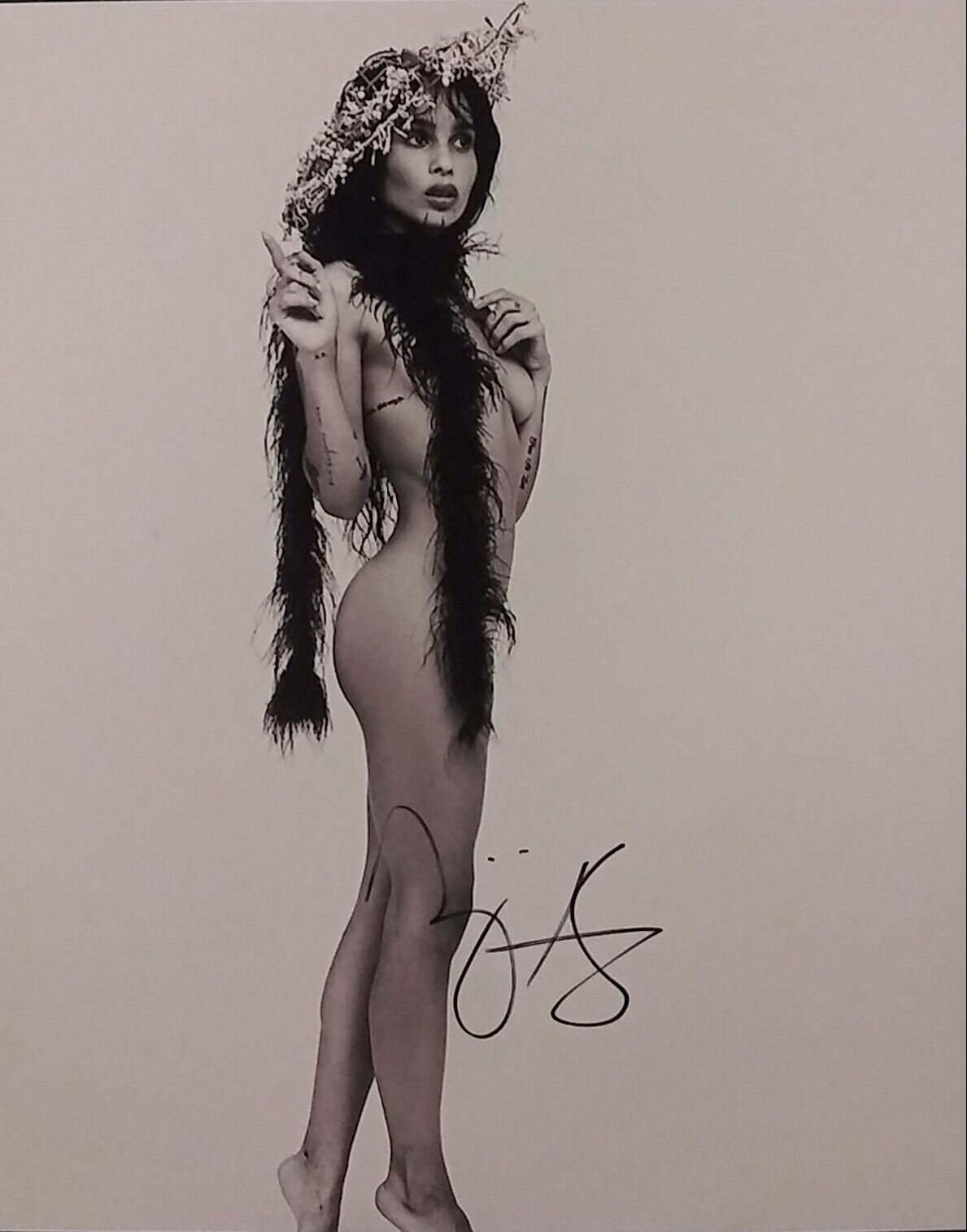 Zoe Kravitz signed 8 x 10