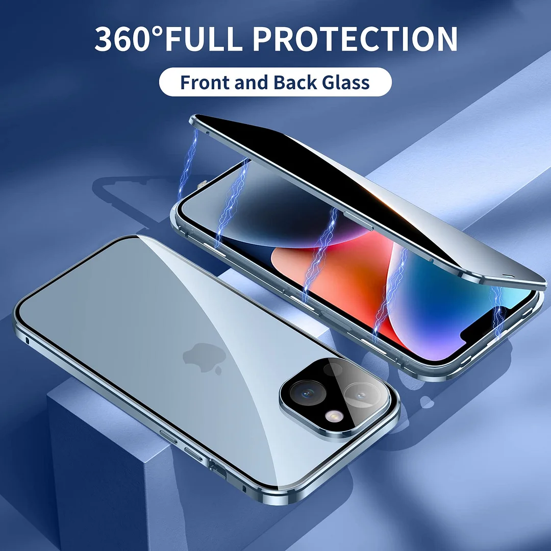 iPhone Privacy Double-sided Glass Phone Case