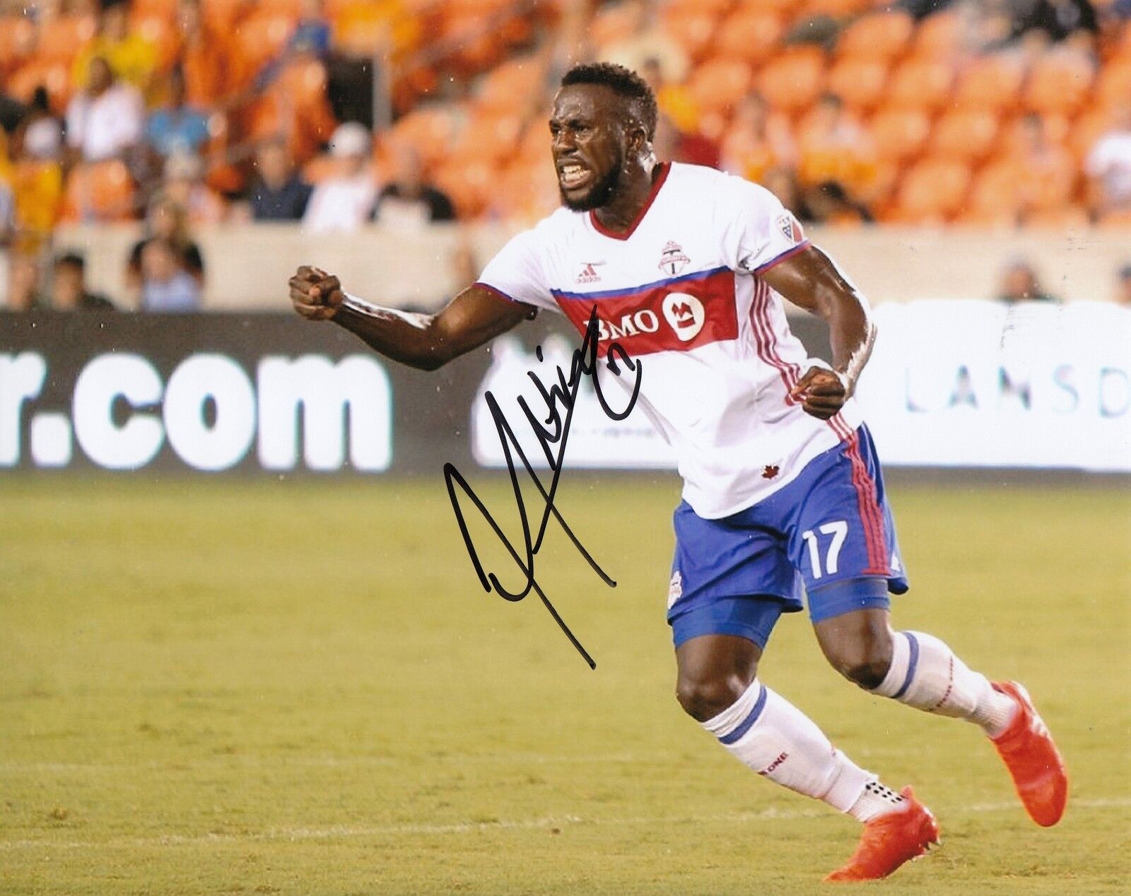 JOZE ALTIDORE signed *TEAM USA* MLS SOCCER 8X10 Photo Poster painting W/COA (TORONTO FC) #2