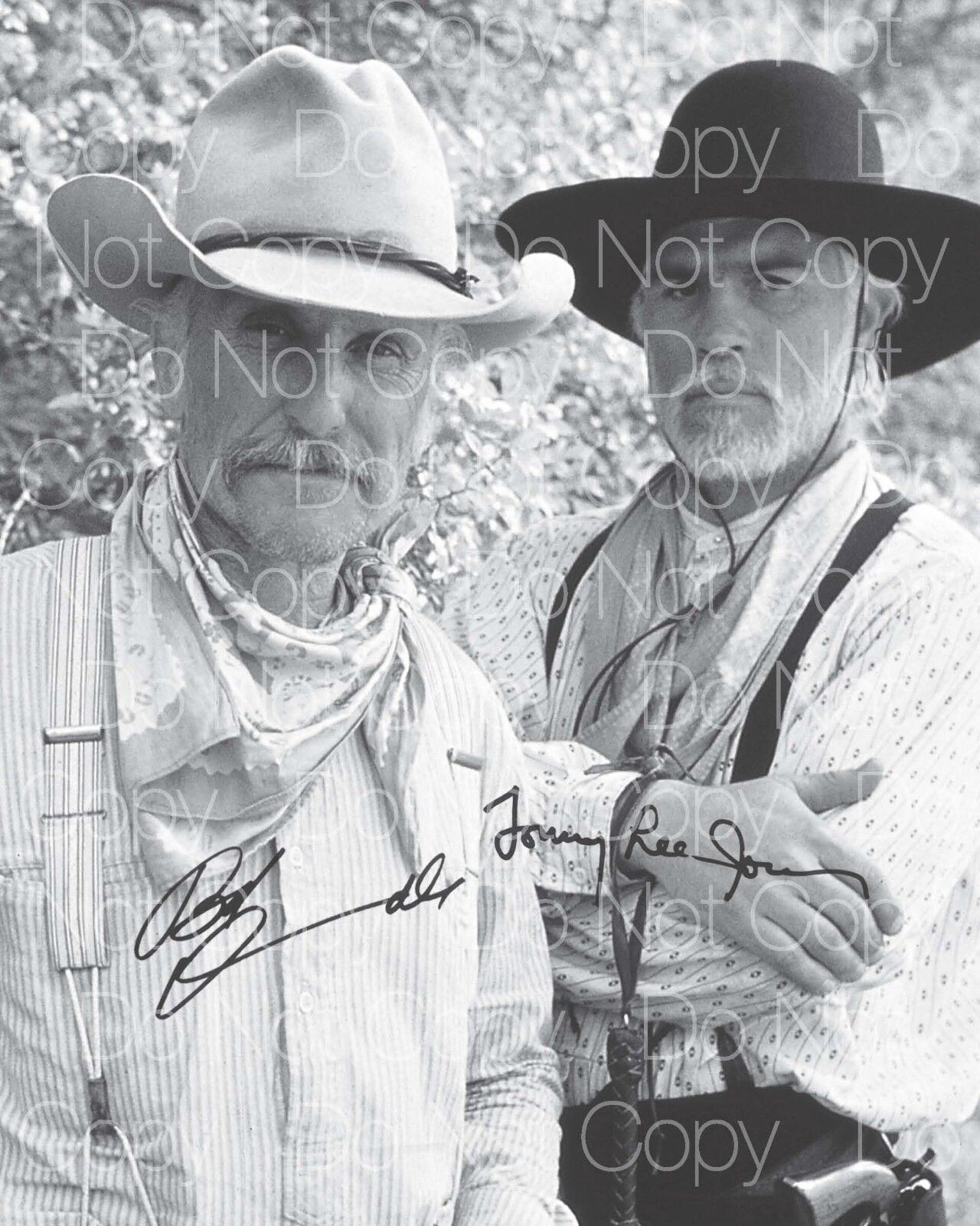 Lonesome Dove signed Duvall Jones 8X10 print Photo Poster painting picture poster autograph RP