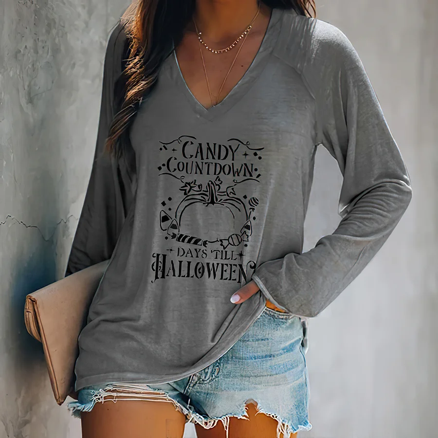 Candy Countdown Days 'till Halloween Pumpkins T-shirt