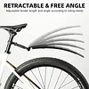 Bicycle Fenders Adjustable and Retractable Bicycle Fender Set