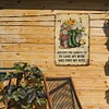 And into the garden I go to lose my mind - Vintage Metal Signs - 20*30cm/30*40cm - Garden