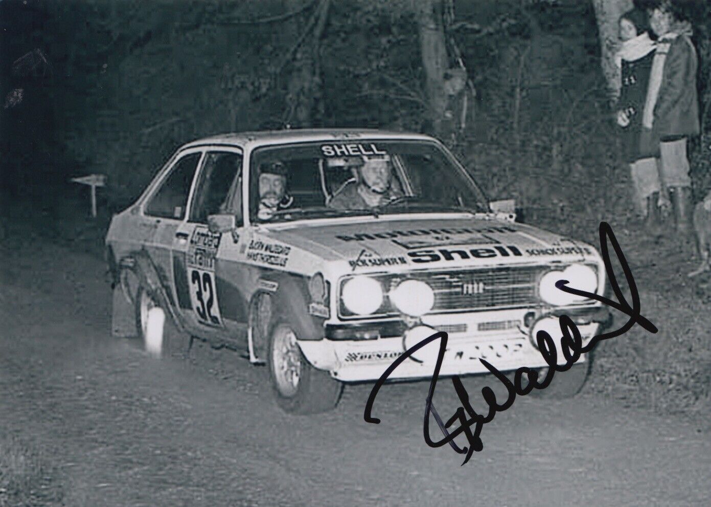 Bjorn Waldegard Hand Signed 7x5 Photo Poster painting - Rally Autograph.