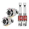 Universal Sleeve Adaptive Socket Wrench Set Wear Resist Multi-Purpose Socket Wrench Tool Multifunctional Self-Adjusting Ratchet Adapter for 3/8 Inch Drive Ratchet Torque Wrenches