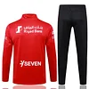 25/26 Al-Hilal Saudi FC red Half-Zip Training Jacket Set