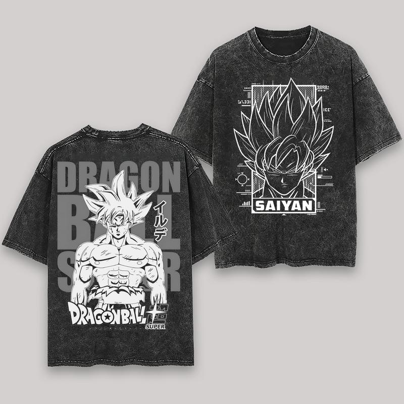 Dragon Ball Son Goku Oversize Washed T-Shirt	