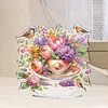 Cup Flower DIY 2D Flat Acrylic Diamond Painting Desktop Ornaments Kit 24*22cm