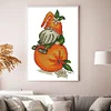 Orange Gnome -  11CT Partial Beaded Cross Stitch Kit(25x35cm)