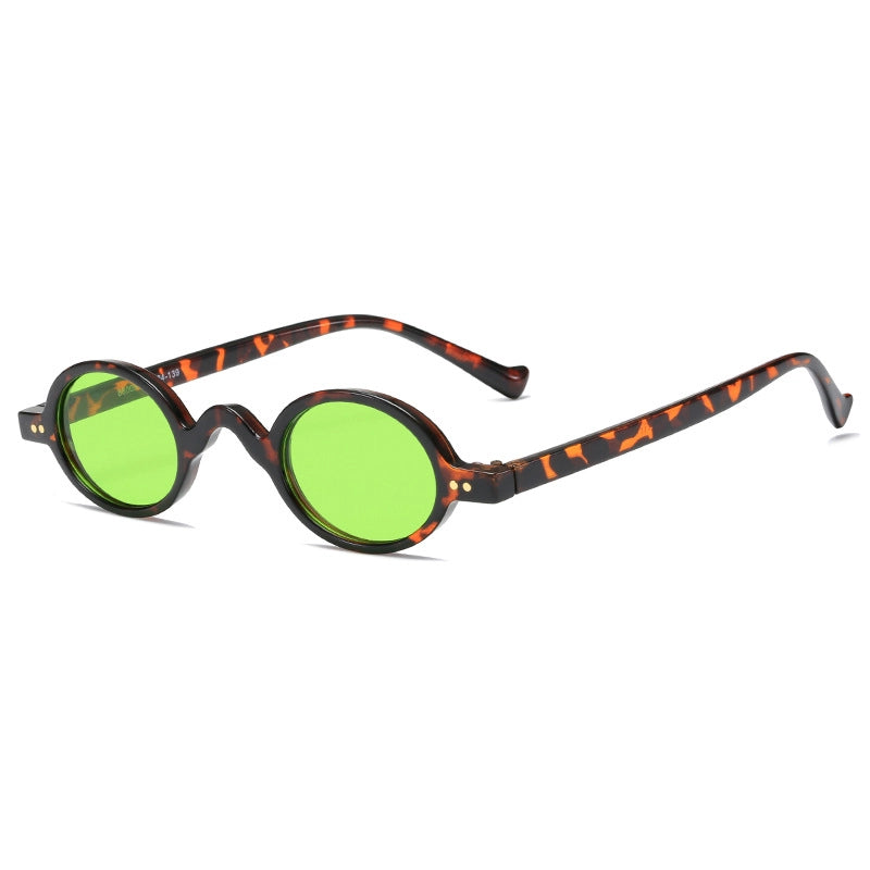 New Sunglasses Women’s Steampunk Retro Small Frame Round Frame Sunglasses Personalized Street Beat Glasses