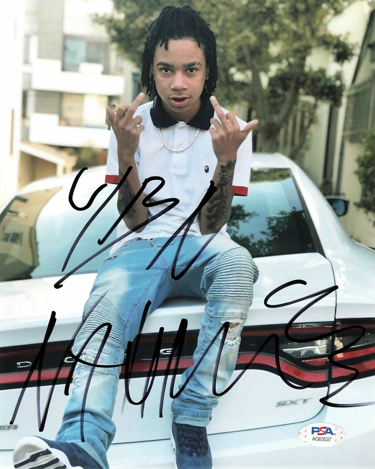 YBN Nahmir signed 8x10 Photo Poster painting PSA/DNA Autographed