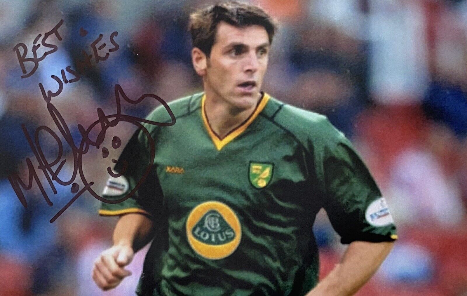 Marc Edworthy Genuine Hand Signed Norwich City 6X4 Photo Poster painting