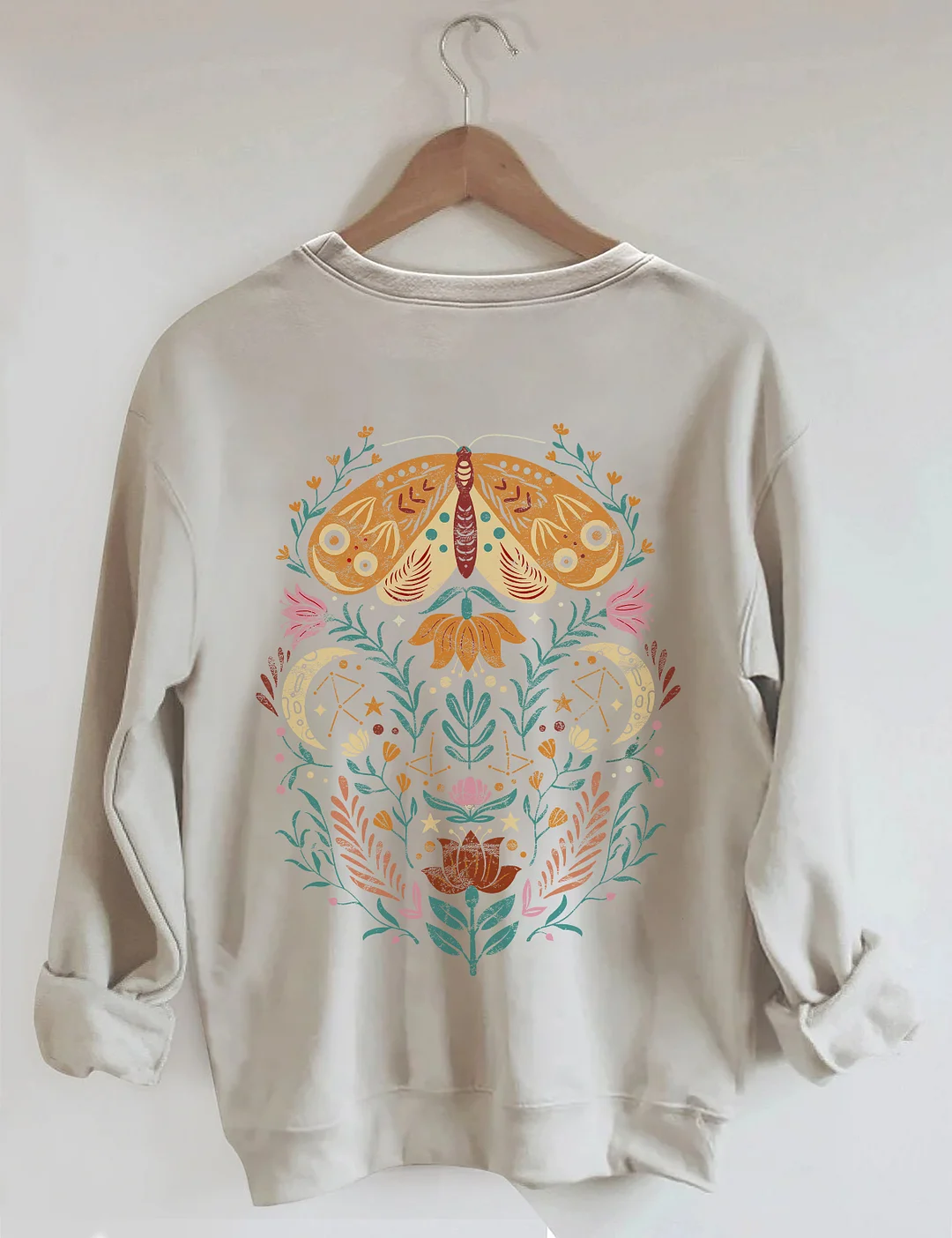 Celestial Moth Butterfly Sweatshirt