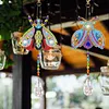 2PCS Insect 5D DIY Diamond Painting Wind Chimes Suncatcher Kit Double Sided Diamond Art Kits Suncatcher with Crystal Pendant for Home Wall Window Decor Adults DIY Art Craft