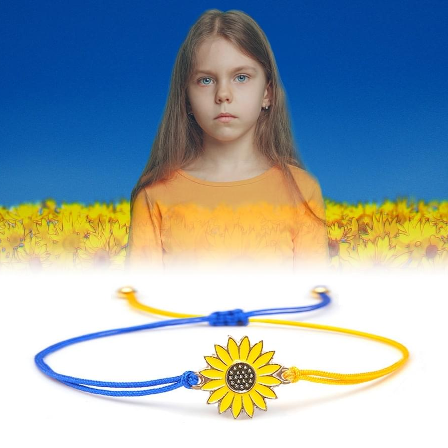 Peace Sunflower Bracelet