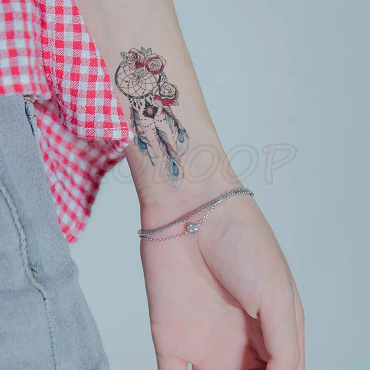 Tattoo Sticker Mermaid Little Element Small Devil Fish Jellyfish Whale Sea Animal Water Transfer Temporary Fake Body Art Tatoo