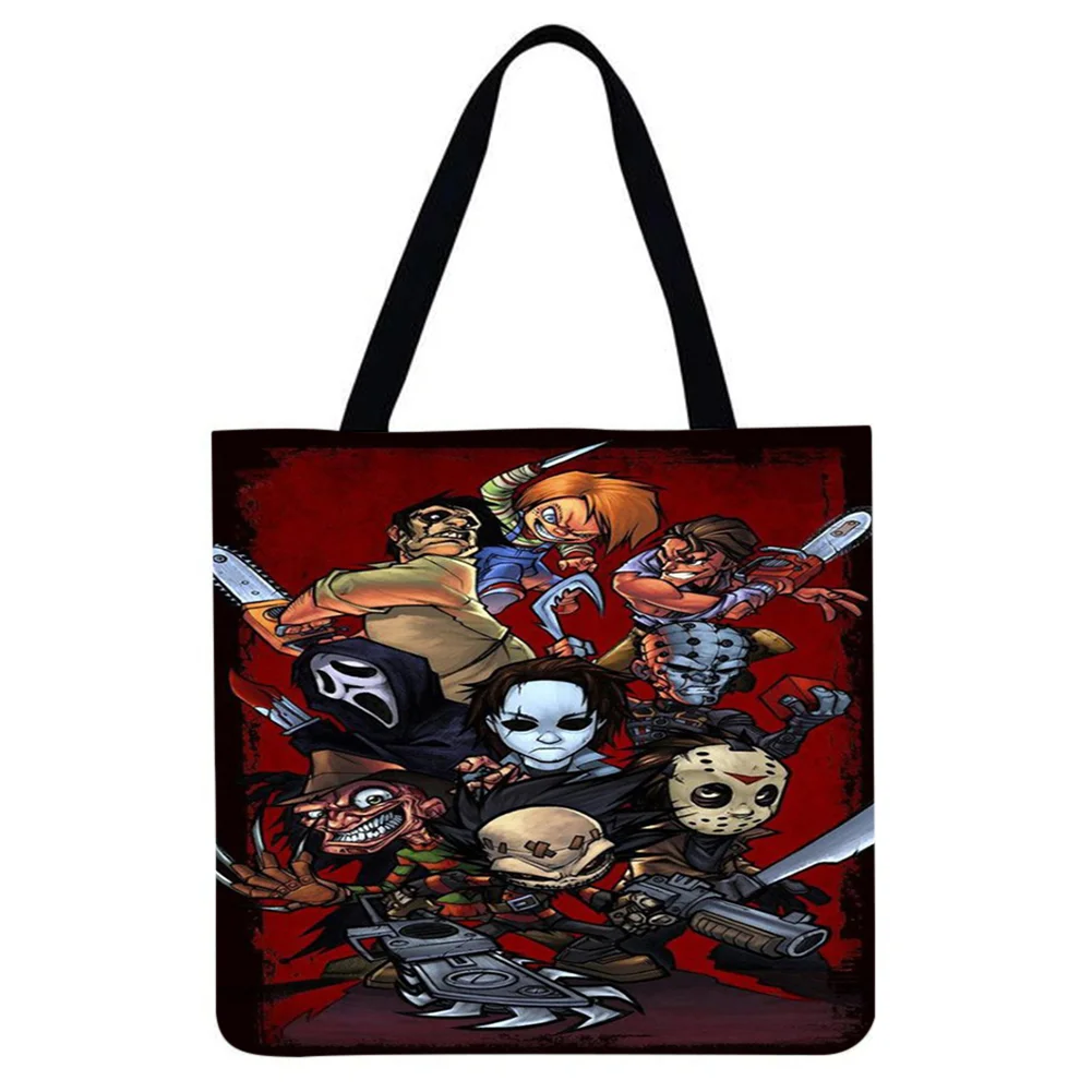 Linen Tote Bag-Movie cartoon