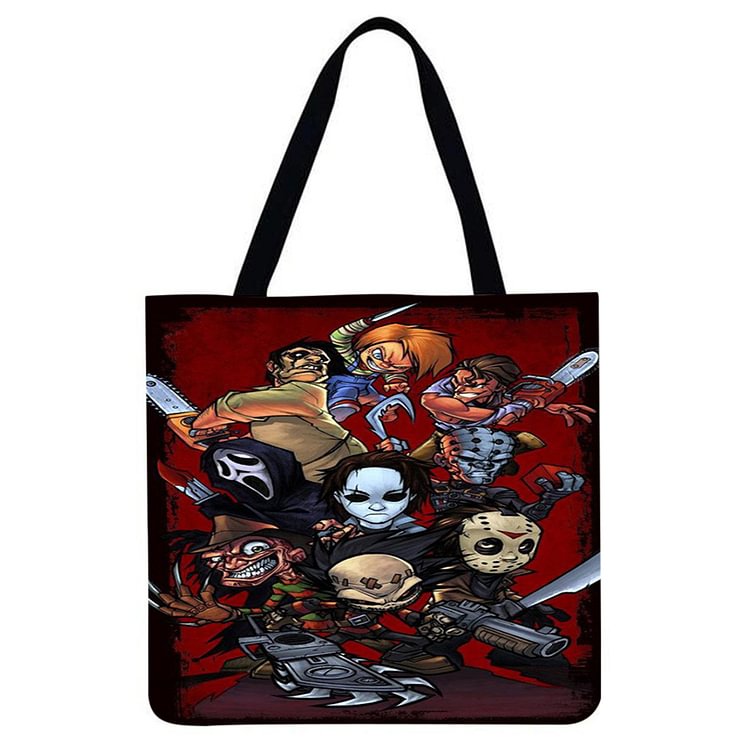 Movie Cartoon - Linen Tote Bag