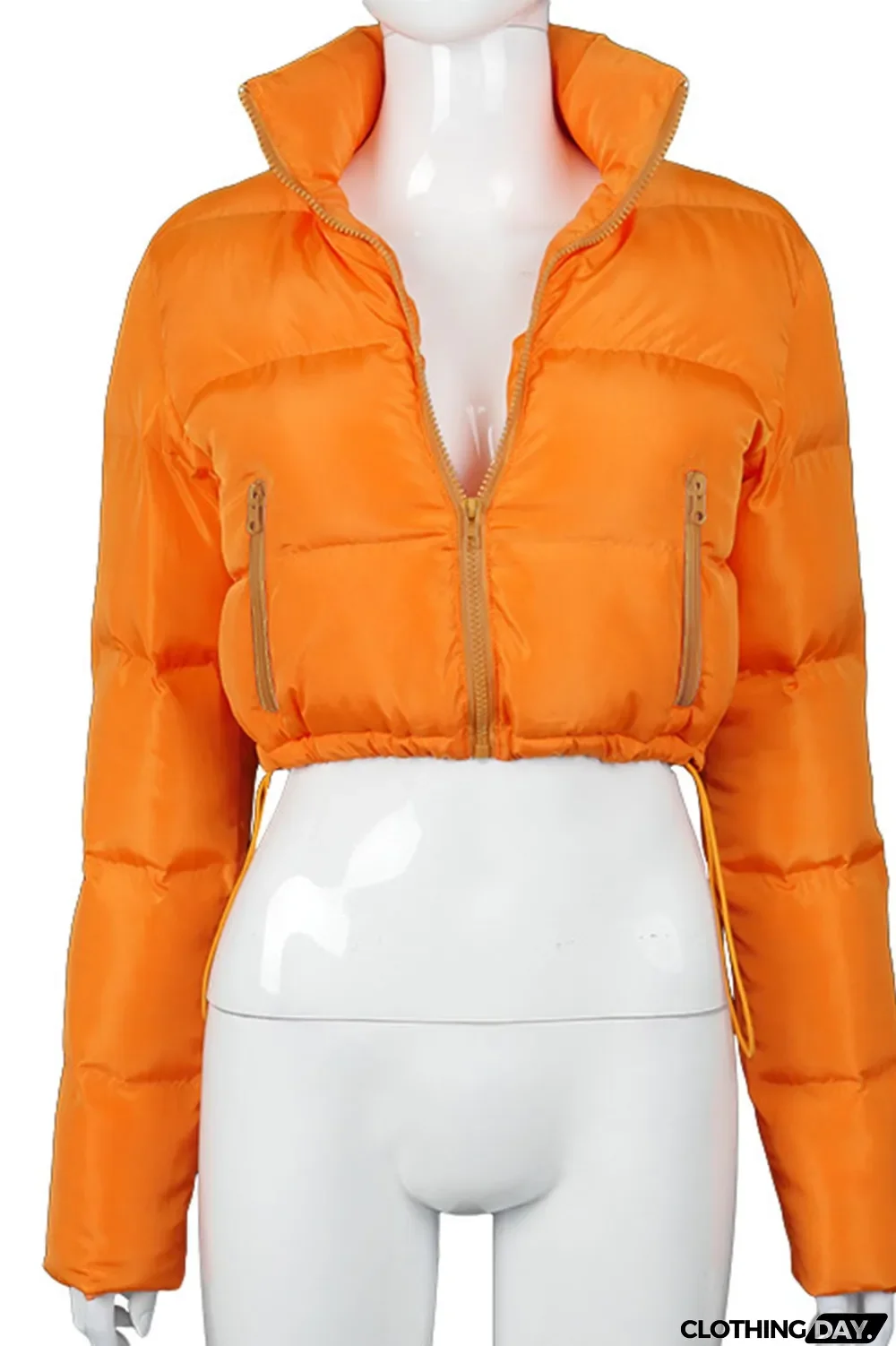 Black Casual Solid Turndown Collar Outerwear