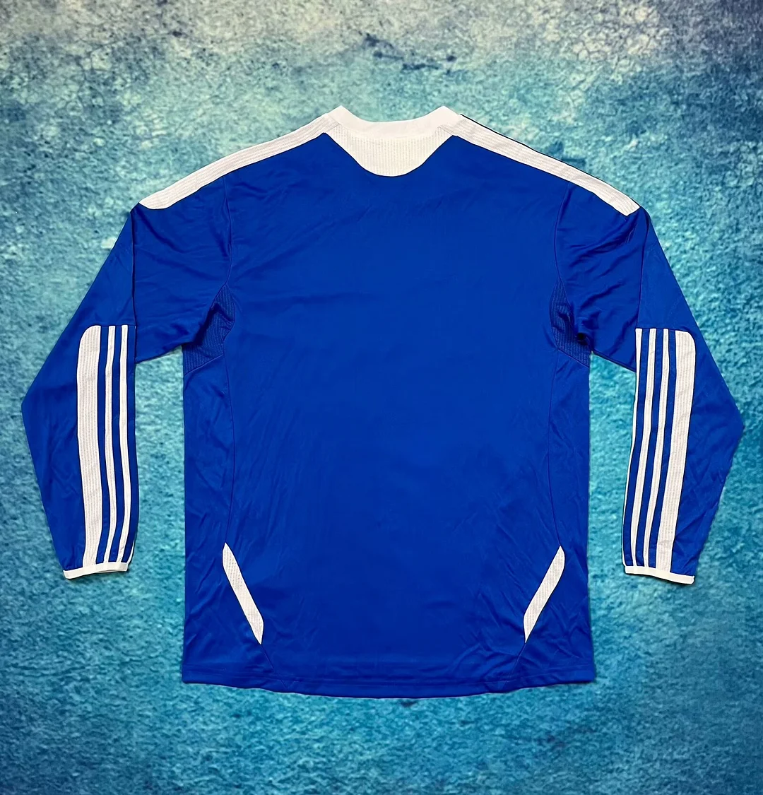 Retro 2011-2012 Chelsea Home Long Sleeve Football T-Shirt Thai Quality
