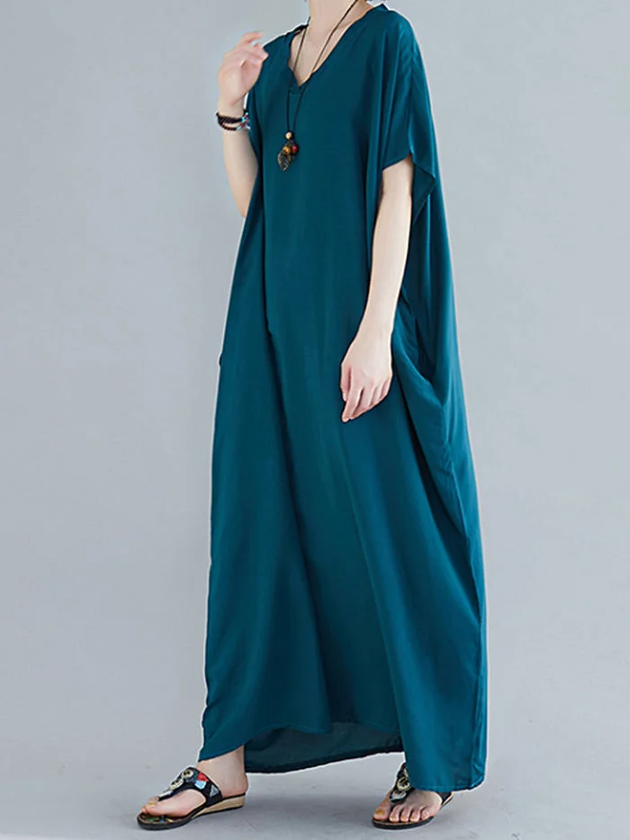 Summer New Ethnic Style Large Size Women's Casual Dress