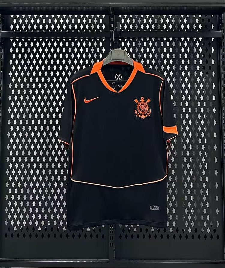2025-26 Corinthians Away Black Jersey - Fan Edition