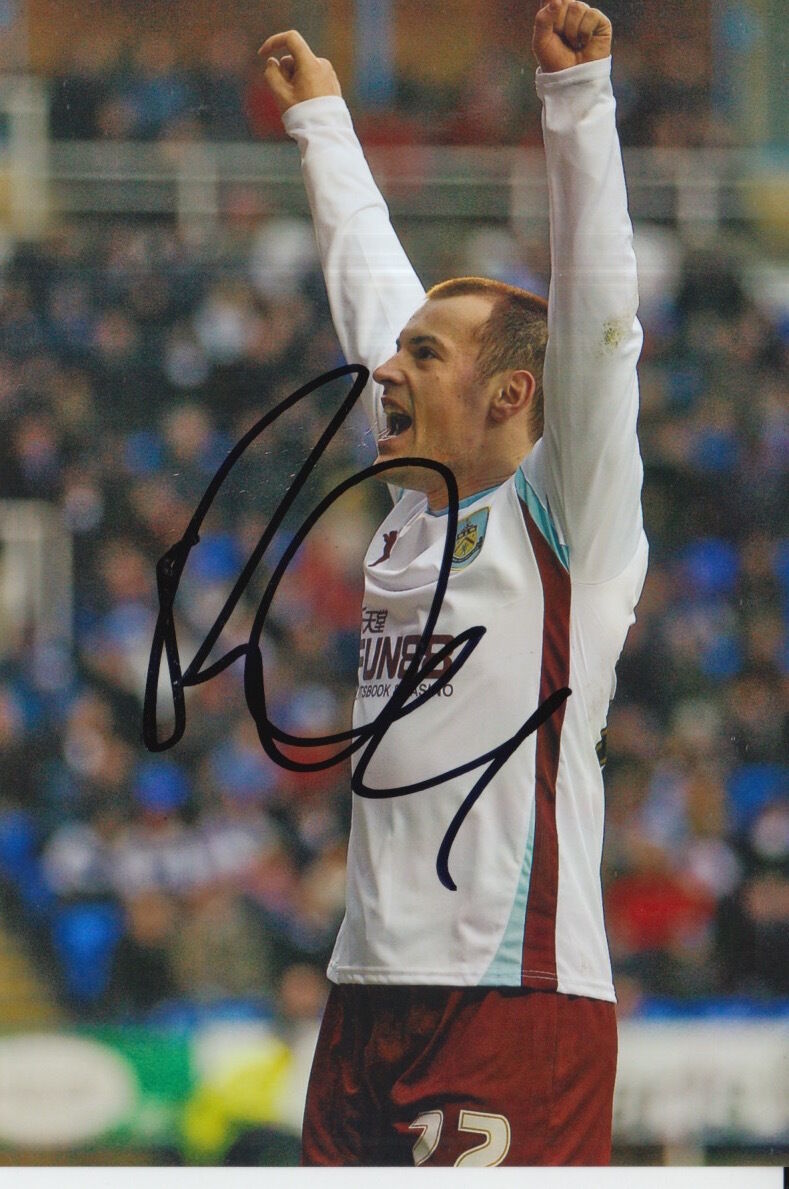 BURNLEY HAND SIGNED ROSS WALLACE 6X4 Photo Poster painting 1.