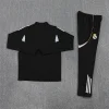 Real Madrid 25-26 1/4 Zip Tracksuit Black Chandal