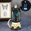 Halloween Decoration Props Skull Pumpkin Candle Light LED Glowing