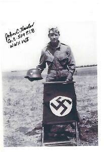 JOHN KESSLER 509TH PARACHUTE BATTALION RARE SIGNED Photo Poster painting