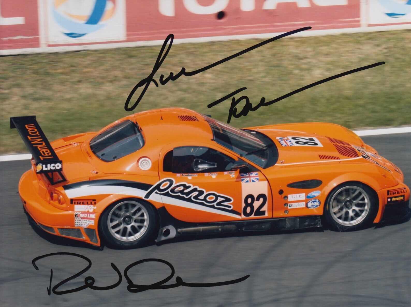 Richard Dean and Lawrence Tomlinson Hand Signed 8x6 Photo Poster painting - Le Mans Autograph 4.