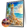 Diamond Painting -DIY Round Drill Coastal Lighthouse Seaview