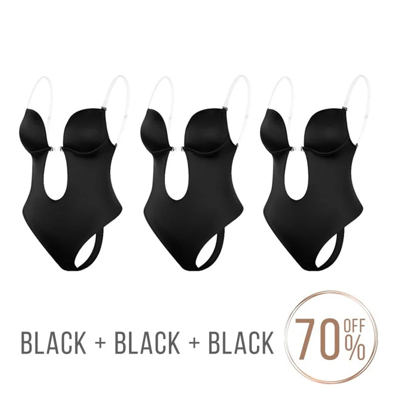 InviShaper - Plunge Backless Body Shaper Bra