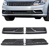 Pair Set Passat Lower Grille Without Fog Light Holes Front Bumper Fog Lamp Light Grille Cover Replacement Parts for Volkswagen B8 US Version 2016 2017 2018