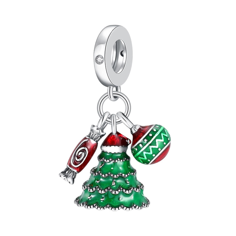 Christmas Tree Copper Pendants