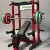 Original 1/12 Squat Rack Ornaments Set Fitness Gift Assembly Toy