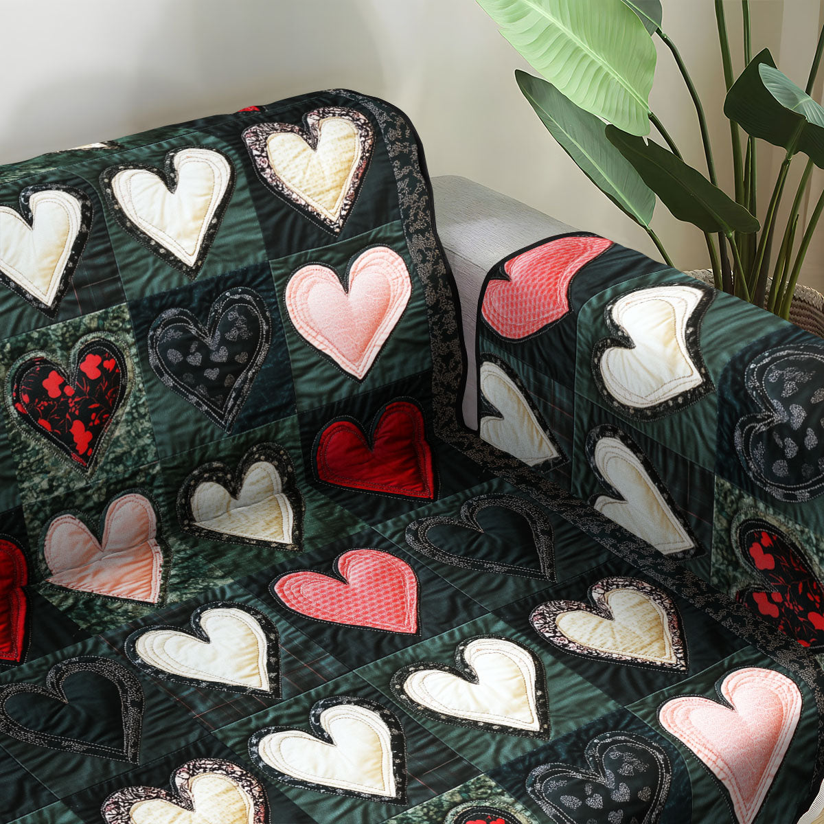 Eternal Embrace Quilted Sofa Cover NCU0PT3230 everthome