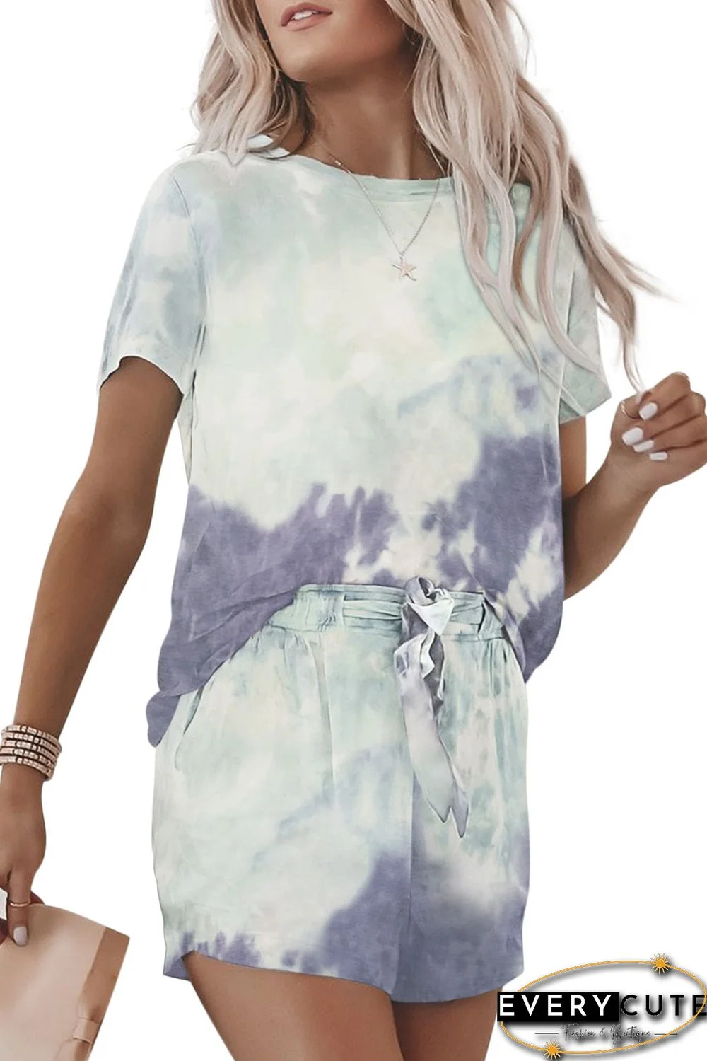 Mint Tie Dye Lounge Set