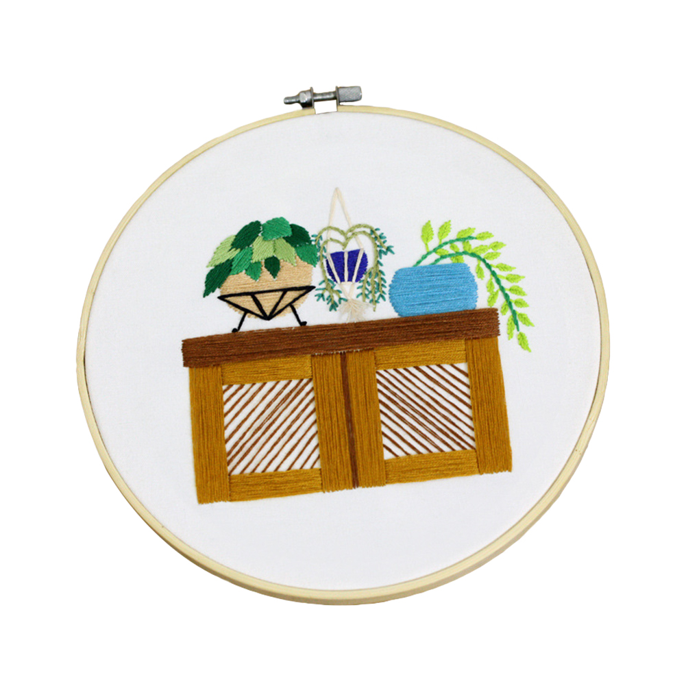 

Cute Plants - Embroidery Cross Stitch - 30*30CM, 501 Original
