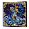 12 Zodiac Signs DIY Pearl Painting Kit with Frame for Adults 20x20cm