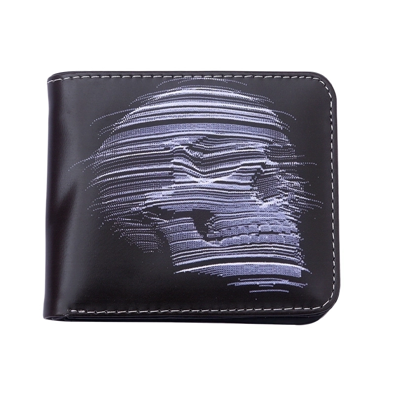 Unisex Skull Pu Leather Open Wallets