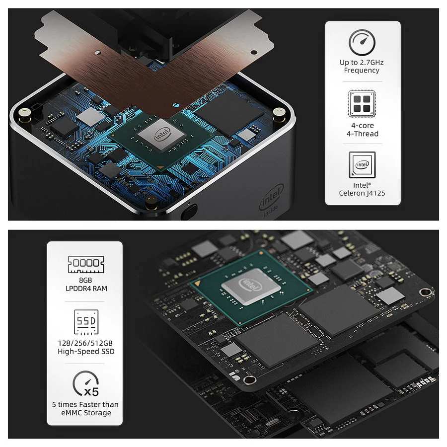 公式ファッションブランド通販サイト NucBox S 10 Windows Pocket-sized PC--Intel-powered Mini 4K ミニPC