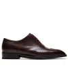 Men's Brogue Wingtip Oxford Shoes - Leather Sole