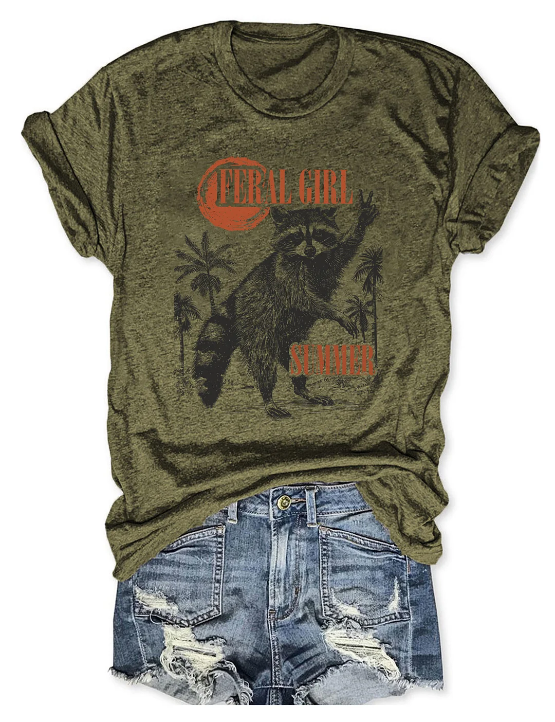 Feral Girl Summer T-shirt