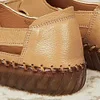 Gioiacombo&trade; Nuovi sandali cavi casual in pelle da donna