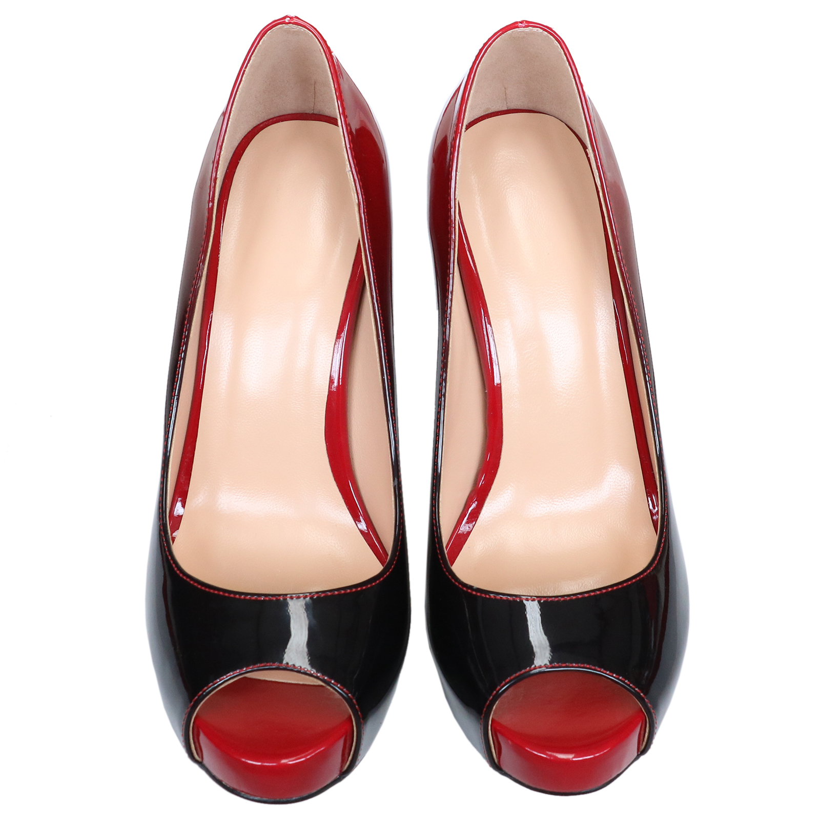 120mm Red Bottom Women's Platforms Heels Party Wedding Pumps-MERUMOTE