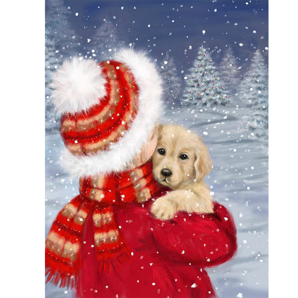 

Kids Dog - Round Drill Diamond Painting - 30*40CM, 501 Original