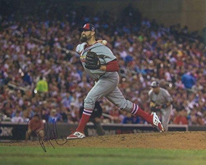 Pat Neshek Signed Autographed Glossy 11x14 Photo Poster painting - St. Louis Cardinals