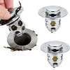 Bouchon universel de fuite de t&ecirc;te d'eau de lavabo